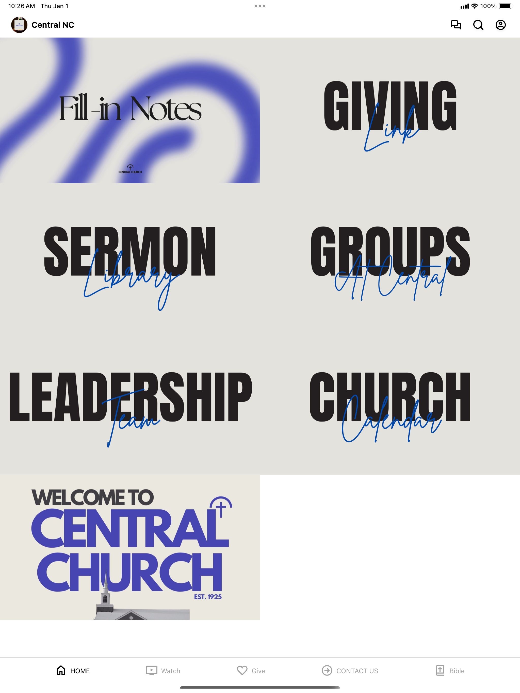 Central Church Wendell