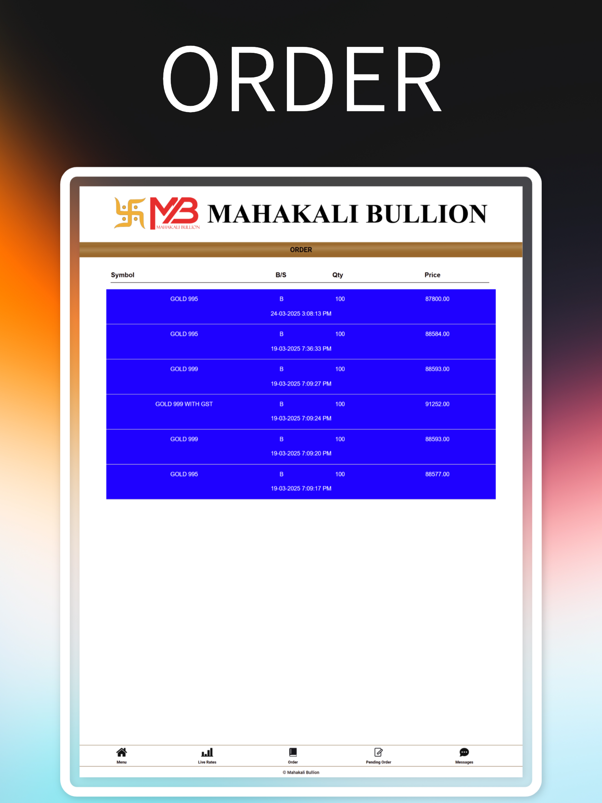 Mahakali Bullion