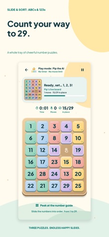 Slide & Sort: ABCs & 123s Screenshot 3 of 6