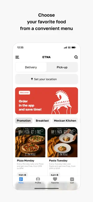 ETNA · Restaurant Delivery screenshot 2