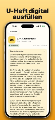 Kinderuntersuchungsheft screenshot