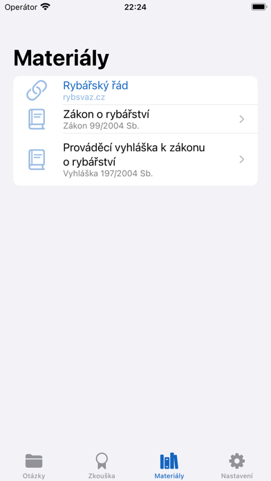 Testy pro rybáře Screenshot