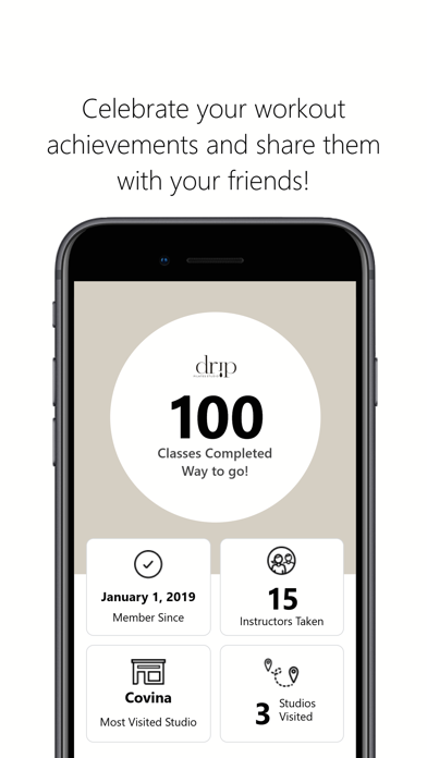 Drip Pilates Studio iPhone screenshot 6 - Health & Fitness app