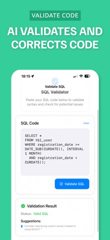 Words to SQL Script Generator screenshot