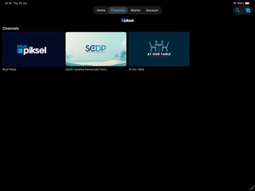 Blue Piksel iPad screenshot