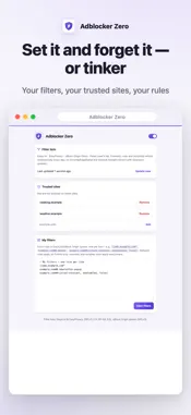 Adblocker Zero Extension screenshot 4