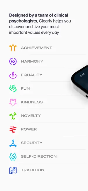 Clearly: The Values Journal screenshot 2