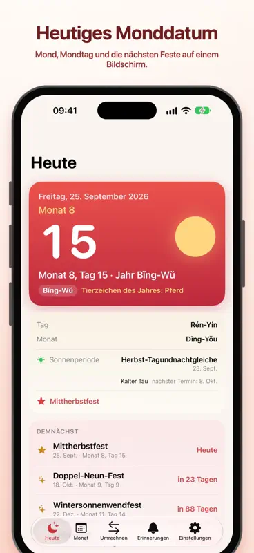 Lunarette: Mondkalender screenshot 1 of 5