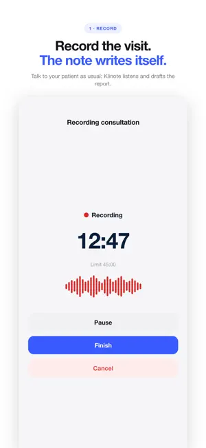 Klinote: AI Medical Scribe screenshot 1