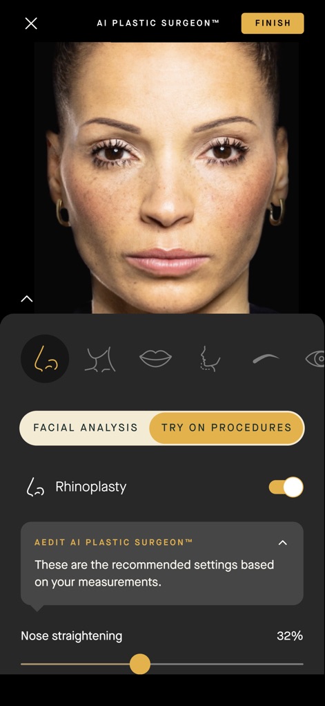 AEDIT: AI Plastic Surgeon - Medical App | MWM