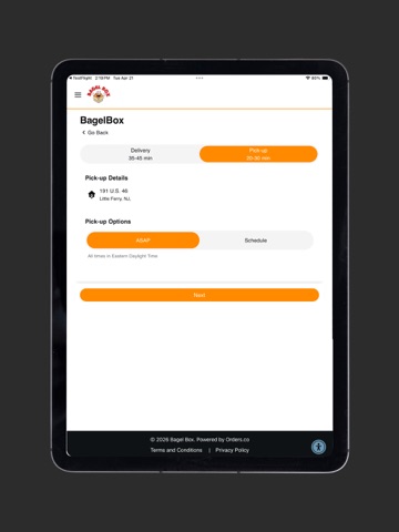 BagelBox iPad screenshot