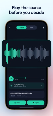 Denoiser: Audio Noise Remover Screenshot 5 of 10