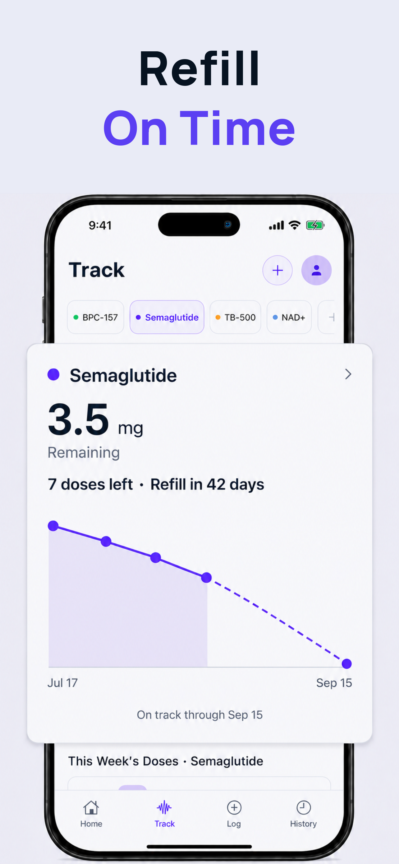 Vialary: Peptide Tracker screenshot 5