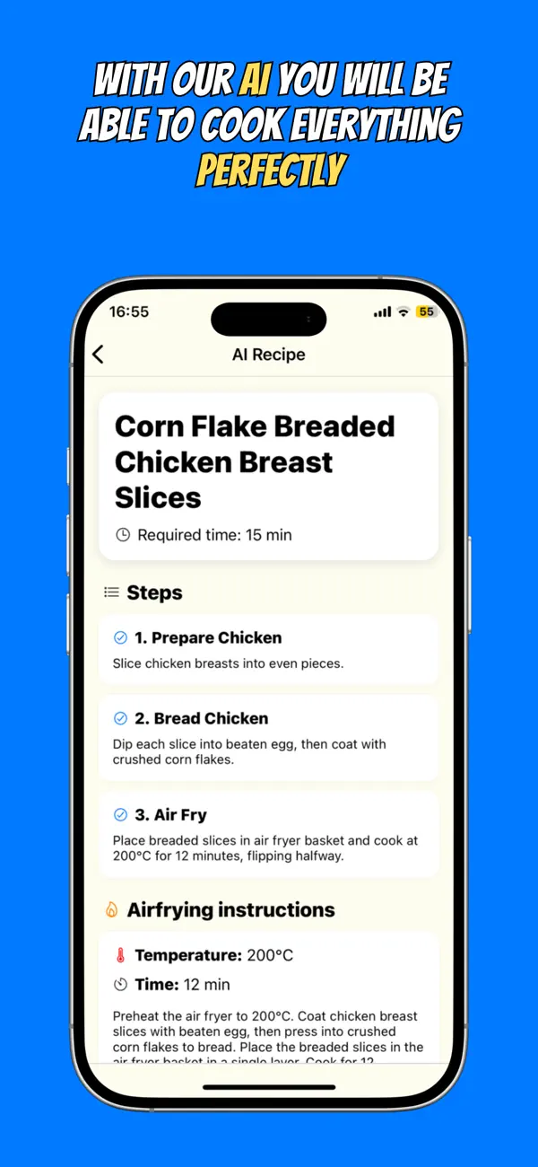 Screenshot #3 pour Air Fryer AI Buddy