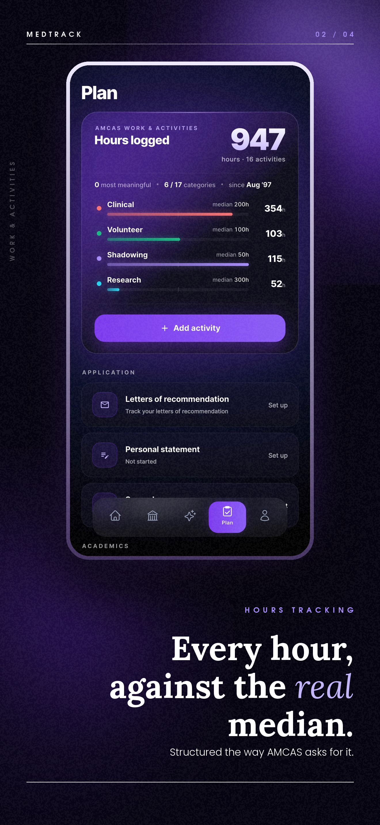 MedTrack – Pre-Med Tracker screenshot 4