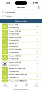 TRUMPF Service App screenshot #2 for iPhone