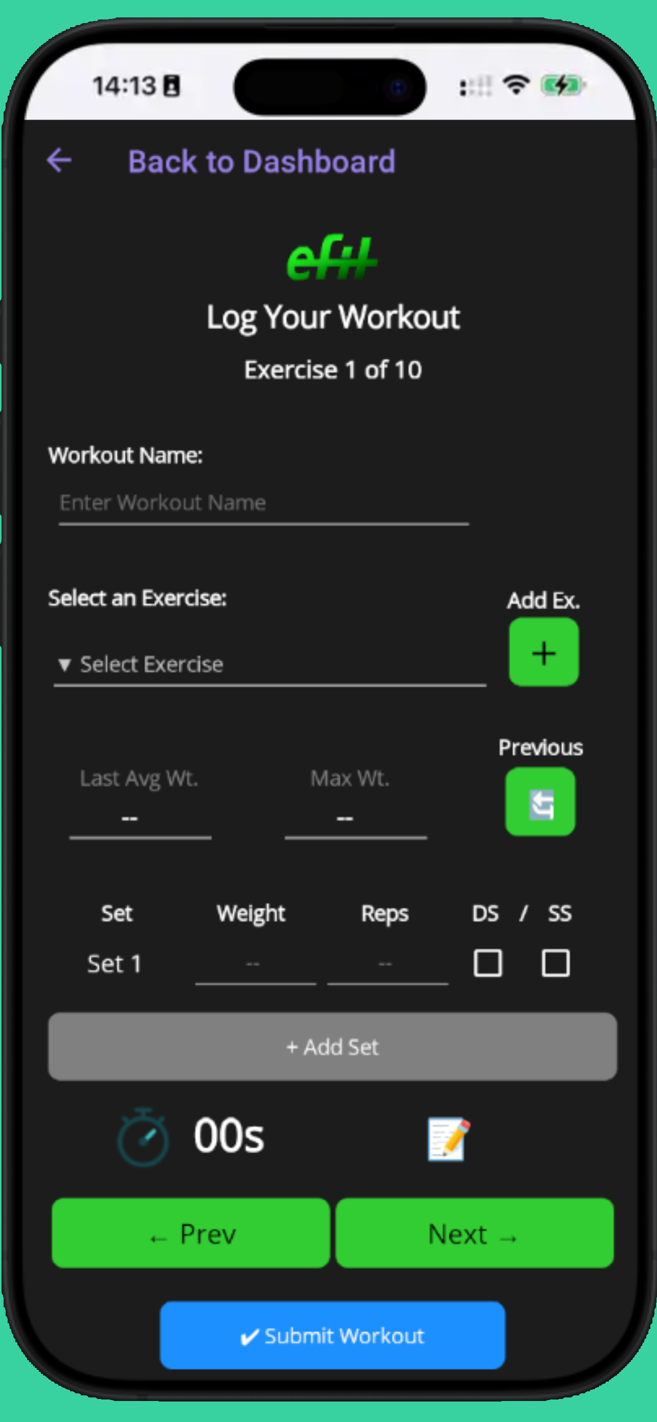 eFitLog: Strength Training screenshot 2