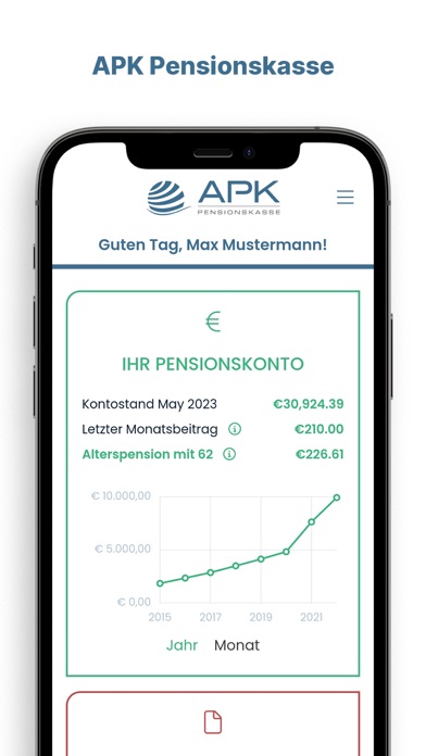 APK Pensionskasse Screenshot