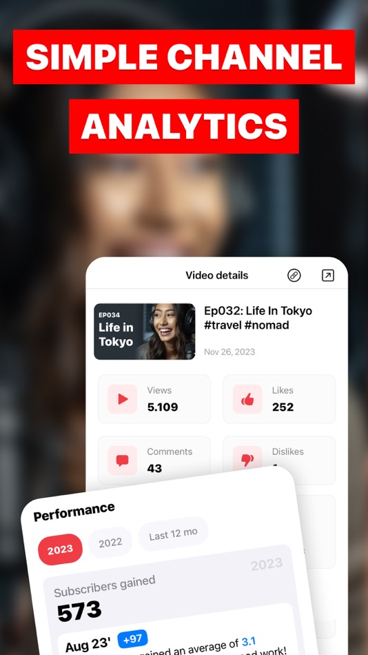 #3. Tracker for YouTube | Creatipi (iOS) Podle: Edouard Barbier