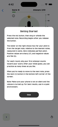 B# or Bb: ear & vocal trainer screenshot