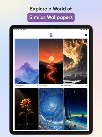 4K Wallpapers - Live Wallpaper iPad screenshot