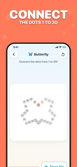 Capture d'écran de Dot To Dot For Kids: Connect sur iPhone 4