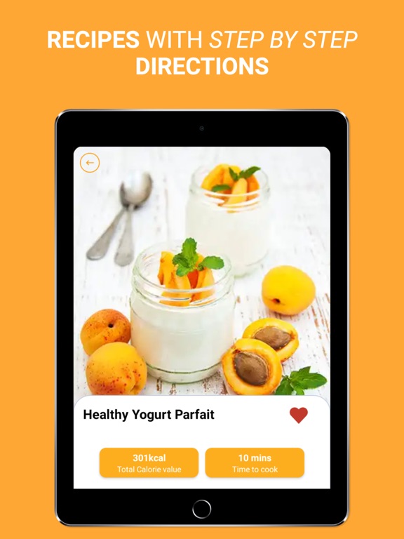 Weight Loss Recipes: Offline iPad screenshot 2 - Food & Drink app
