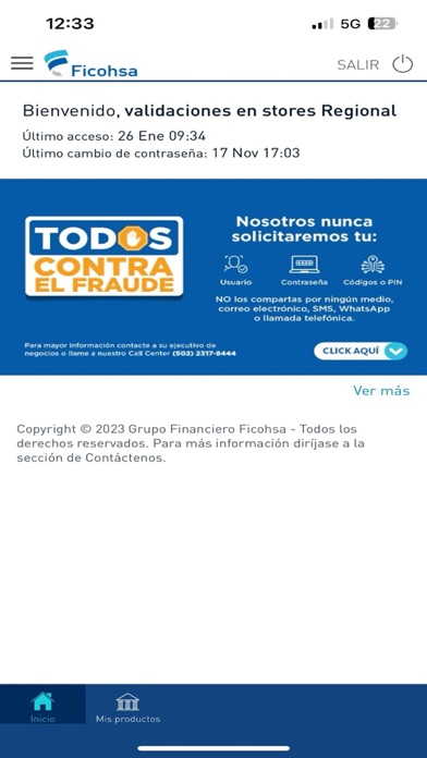 Ficohsa Screenshot