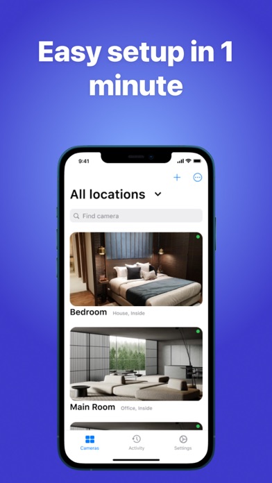 Screenshot #1 pour Faceter Video Surveillance
