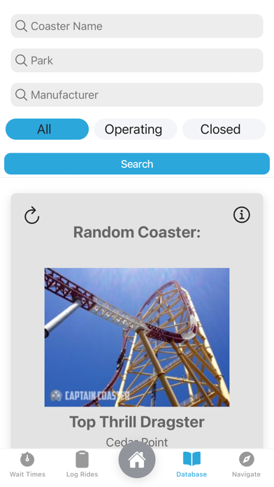 Screenshot 4 of CoasterBuddy App