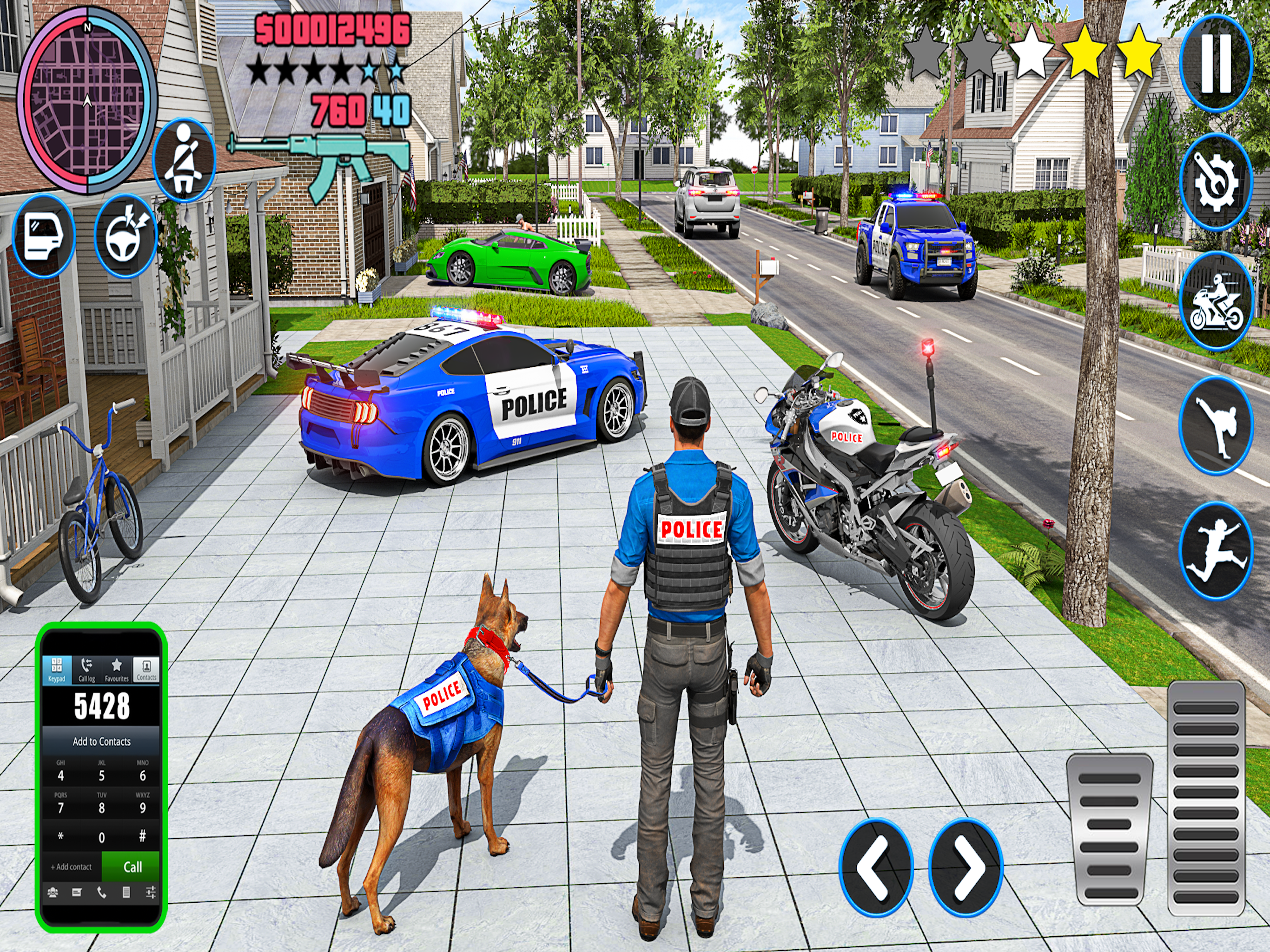 Police Dog Prisoners Chase