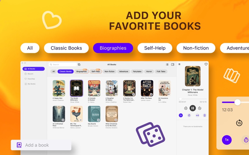Ebooks Reader: Audio Books Screenshot