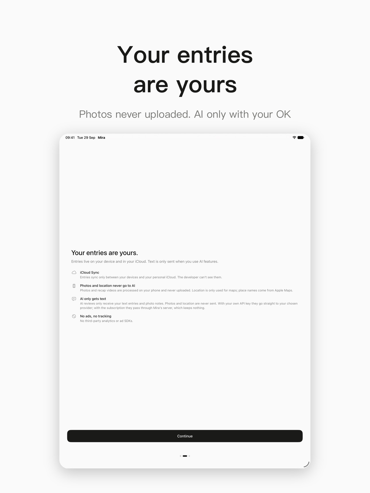 Screenshot 12 of Mira · Lifelog