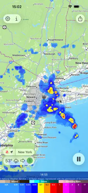Rain Alarm Live Weather Radar screenshot 4