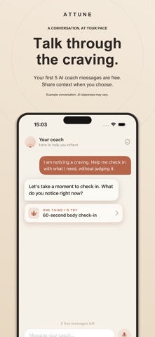 Attune: Emotional Eating Screenshot 2 of 4