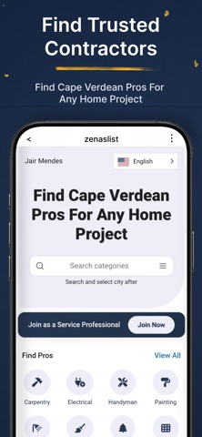 Zenaslist iPhone screenshot