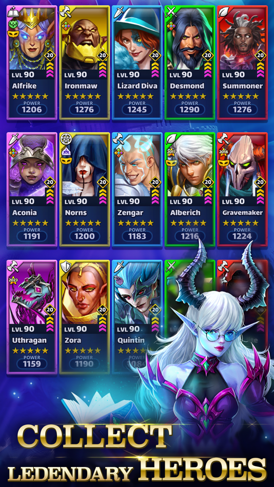 #2. Empires & Puzzles: Match-3 RPG (iOS) 来自: Small Giant Games