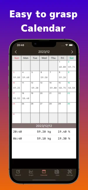 Simple Weight Recorder screenshot 3