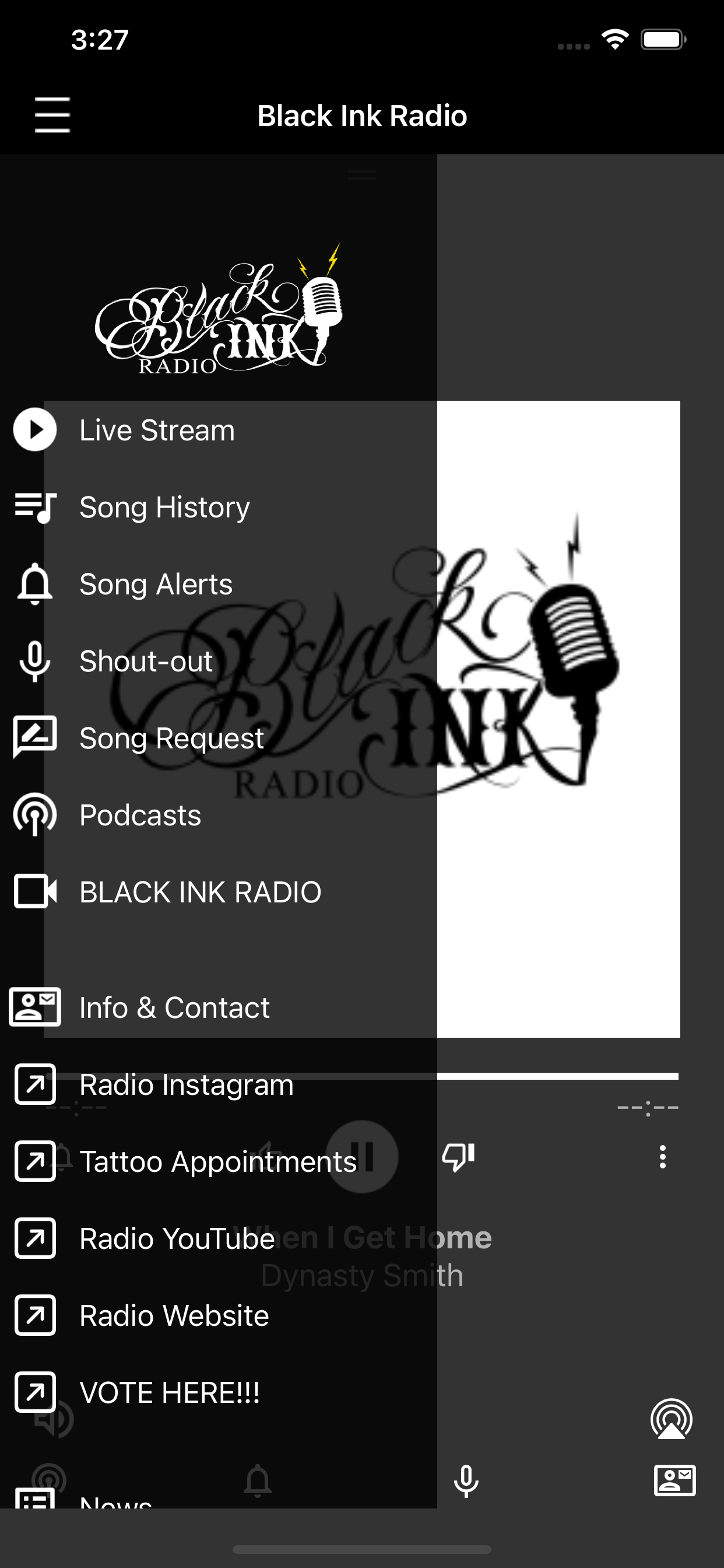 Black Ink Radio screenshot 2