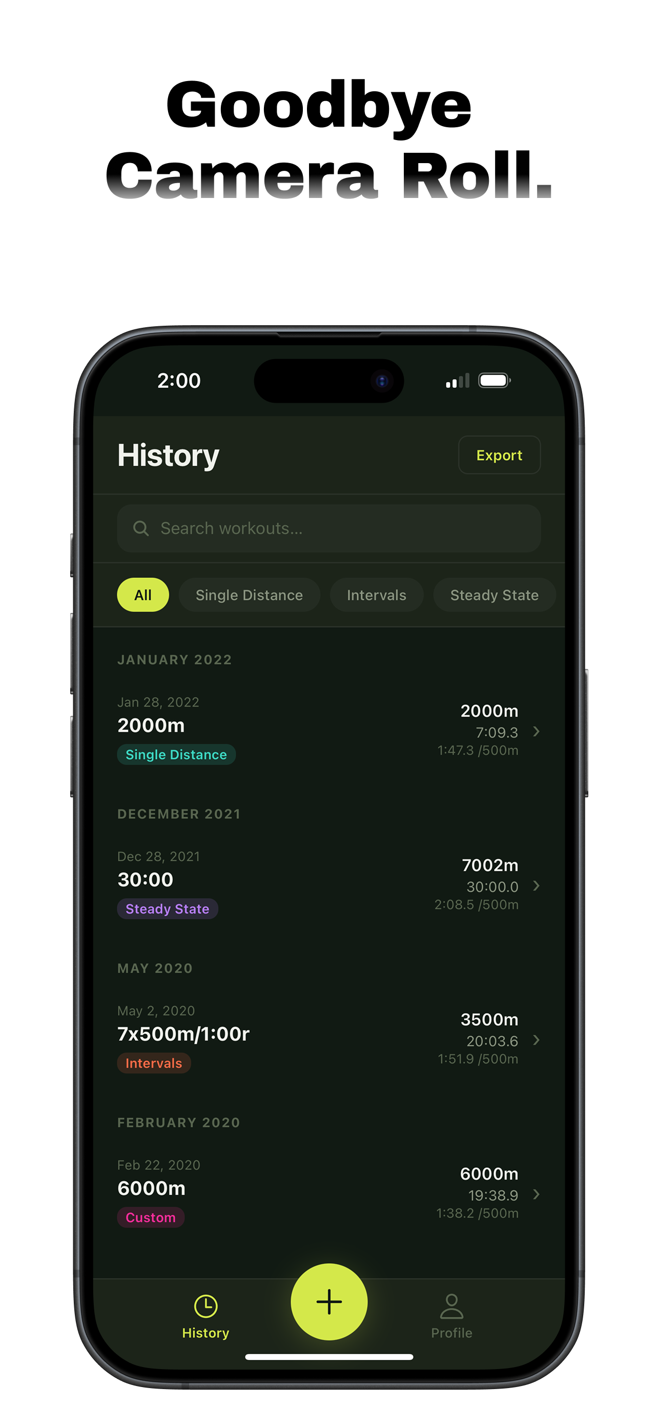 Rowing Tracker - ErgPal