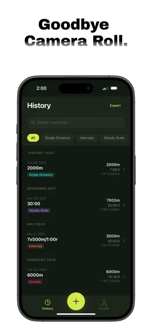 Rowing Tracker - ErgPal screenshot 3