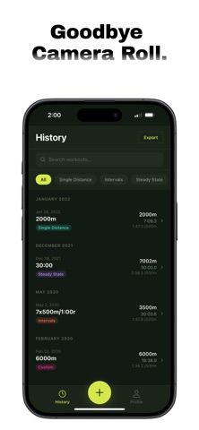 Rowing Tracker - ErgPal Screenshot 3 of 4