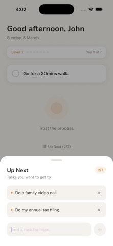 Just Today: Focus on One Thing screenshot