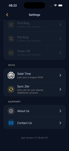 Zikr Ring hub: Smart Tasbih Screenshot 8 of 8
