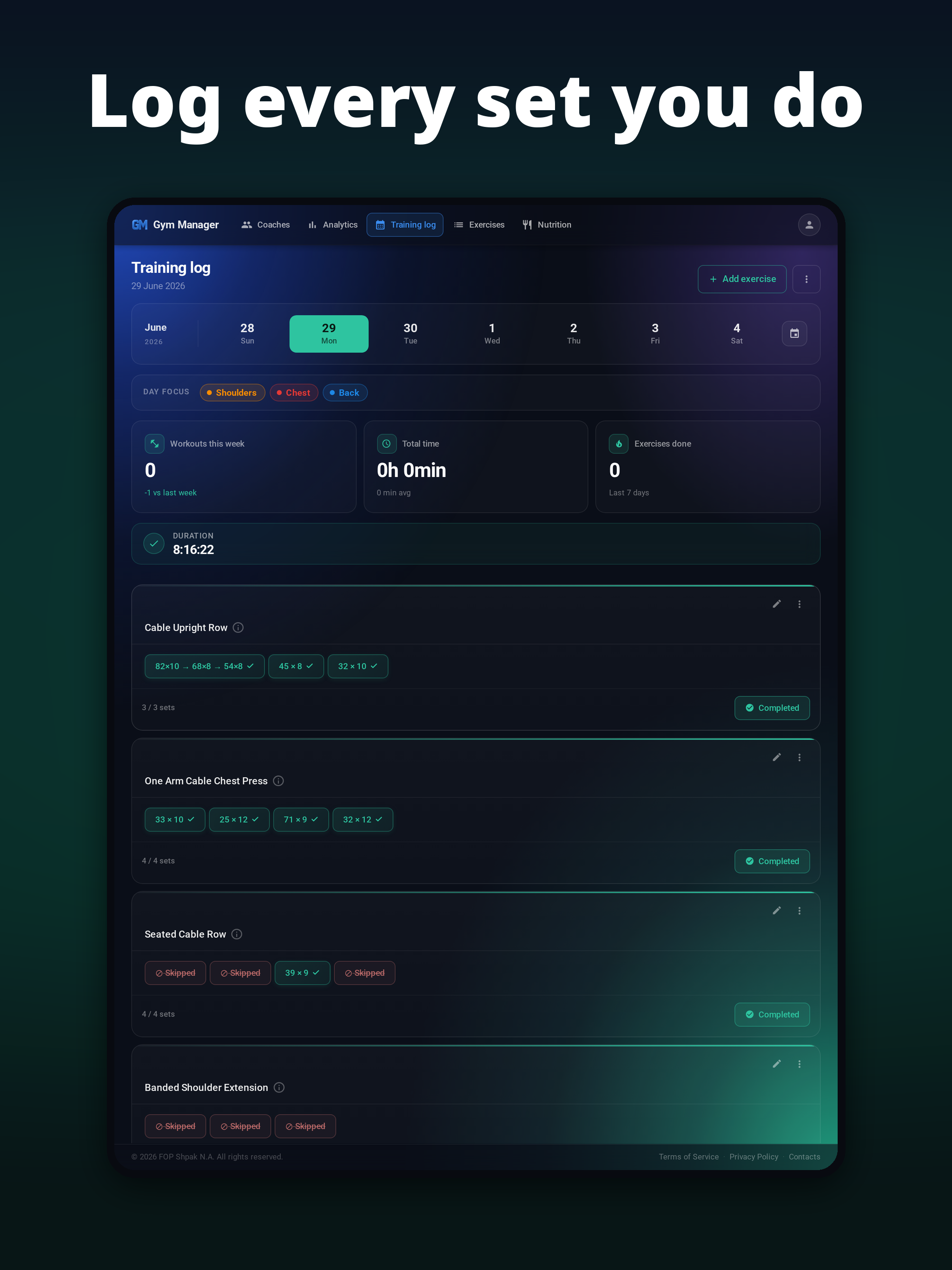 GM Gym Manager screenshot 10