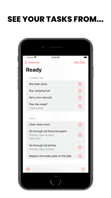 NextAction App Screenshot