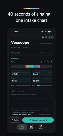 Voxscope — Vocal Range Screenshot 3 of 6