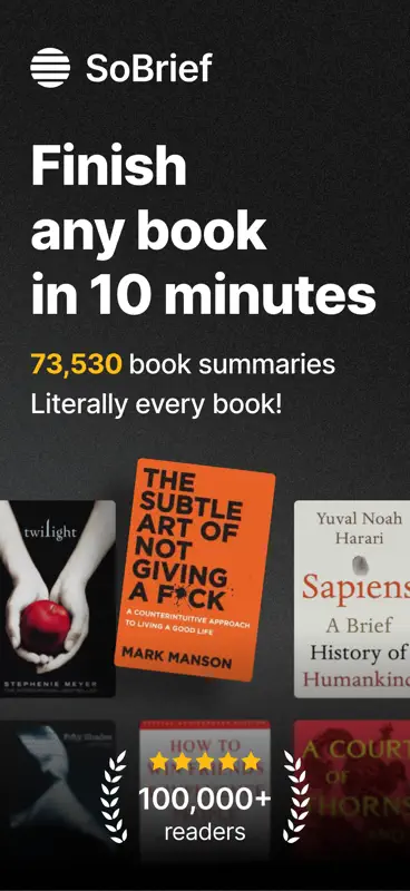 SoBrief: Book Summaries screenshot 1 of 8