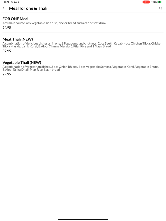 Chutneys Indian Takeaway.