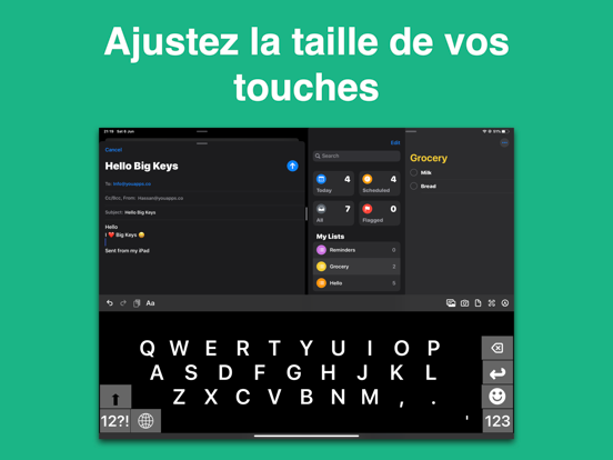 Screenshot #4 pour Big Keys Clavier